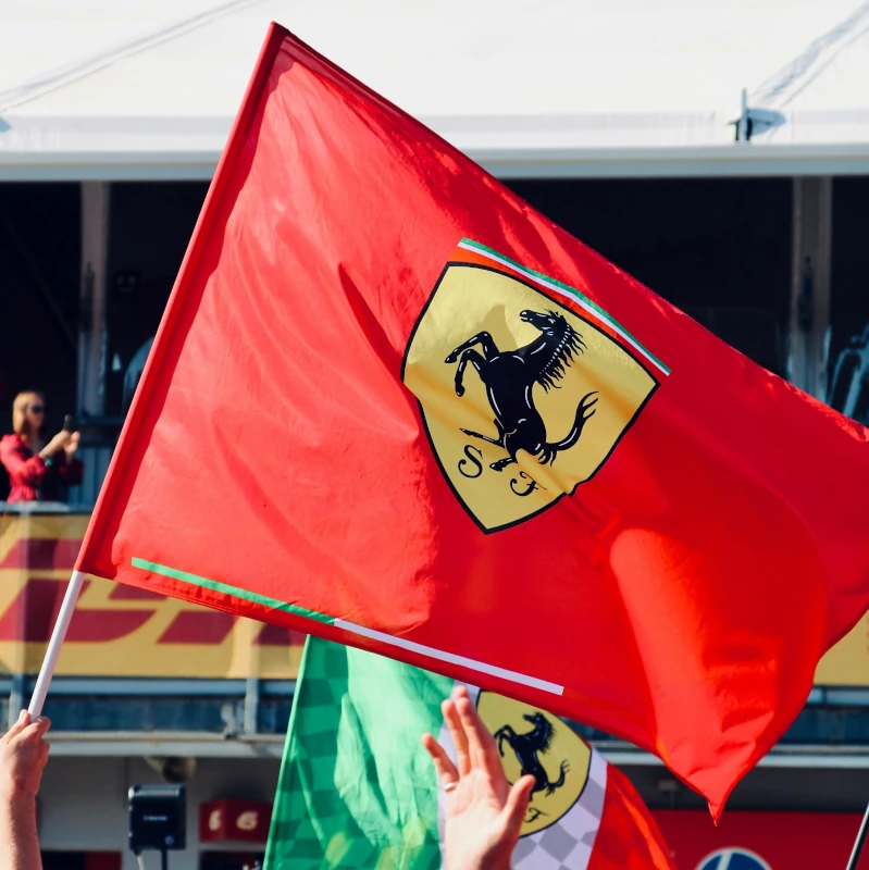 Bandera Ferrari